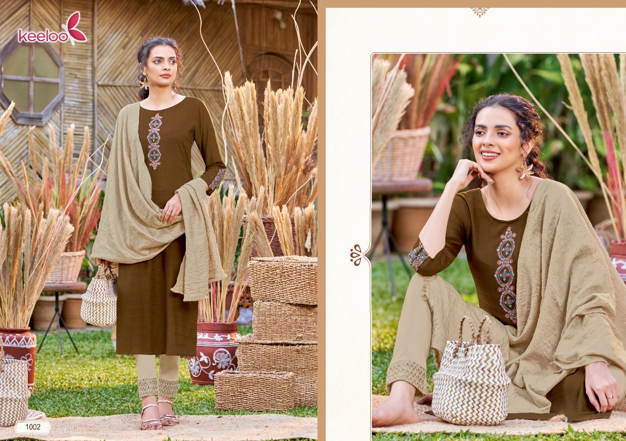 Koodee Bitu 1 New Fancy Exclusive Wear Kurti Pant With Dupatta Readymade Collection